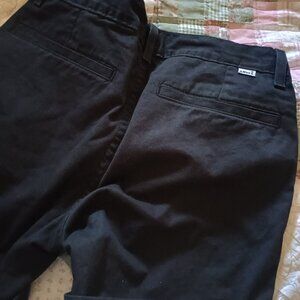 Levis black canvas shorts